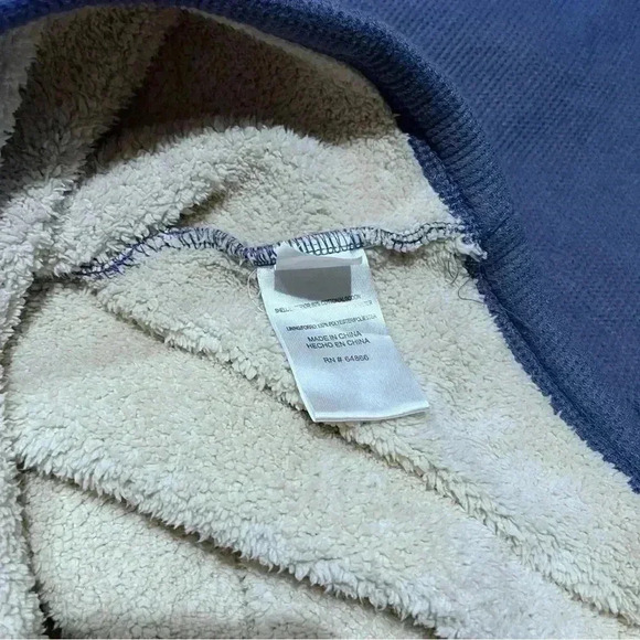 Men's XXL Lee sweater long sleeve shepra blue thick shaket winter thick - Picture 3 of 4